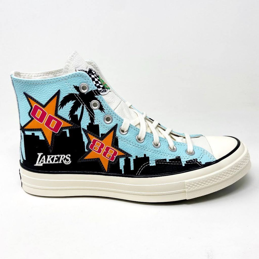 Converse Chinatown Market Chuck 70 Hi Pool Side Black NBA LA Lakers Mens 171242C